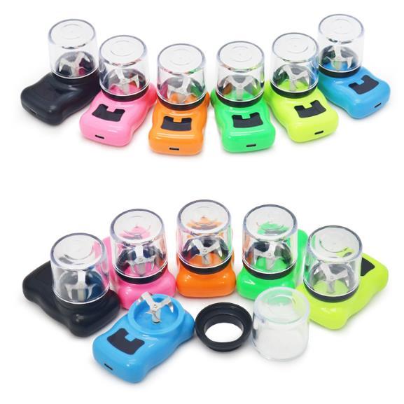 Electric Herb Grinder Portable Mini Spice Crusher with Digital Display