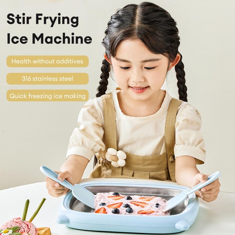 316 Material Ice Cream Maker Small Machine Mini Waterproof Ice Cream Refrigerators Freezers Kitchen Accessories Tool