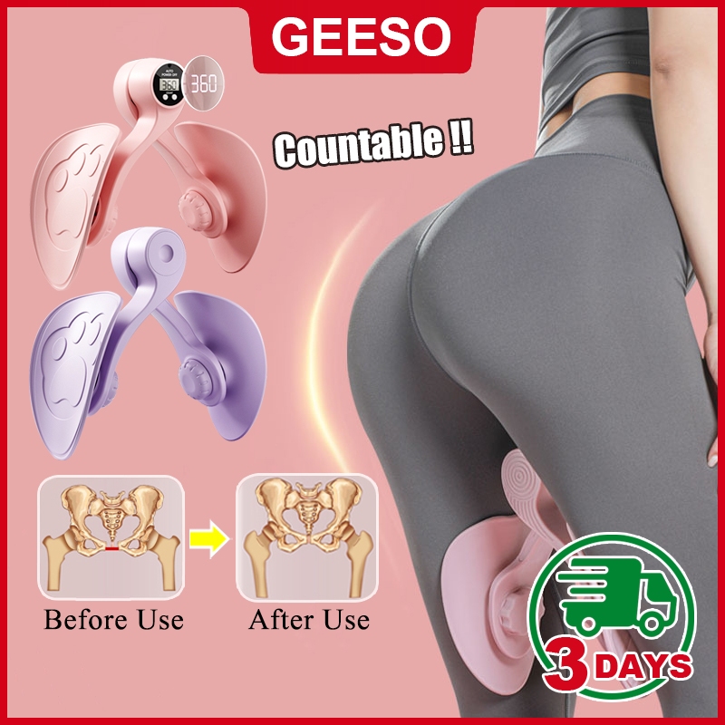 GEESO Hip Trainer Premium Kegel Exerciser Resistance Band Pelvic Floor Strengthening Device and Booty Exercise Machine 盆底肌训练器 瑜伽 瘦腿神器