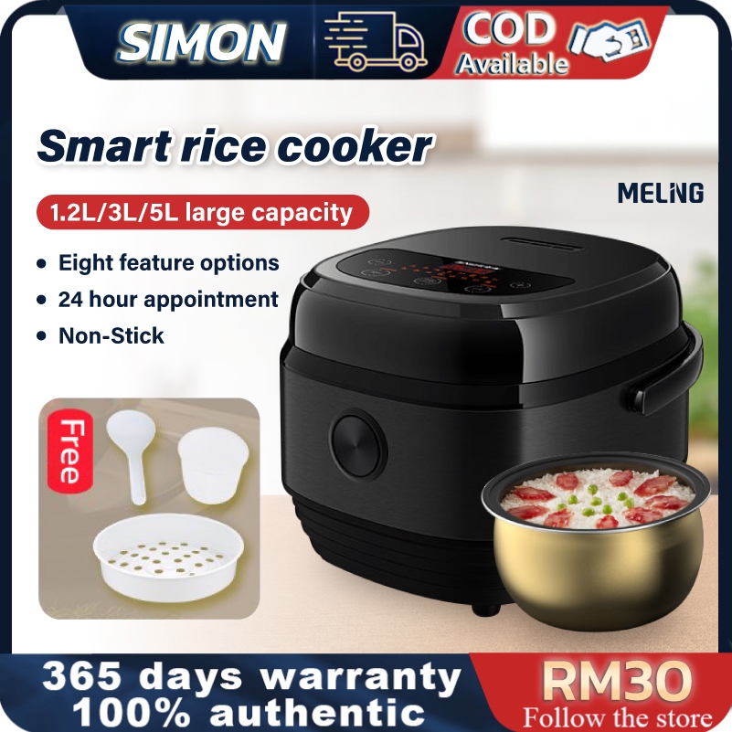 CHANGHONG  1.2L/3L/5L Rice Cooker periuk nasi elektrik Smart Non-Stick Rice Cooker Multi-function Automatic Electric Steam Cooker