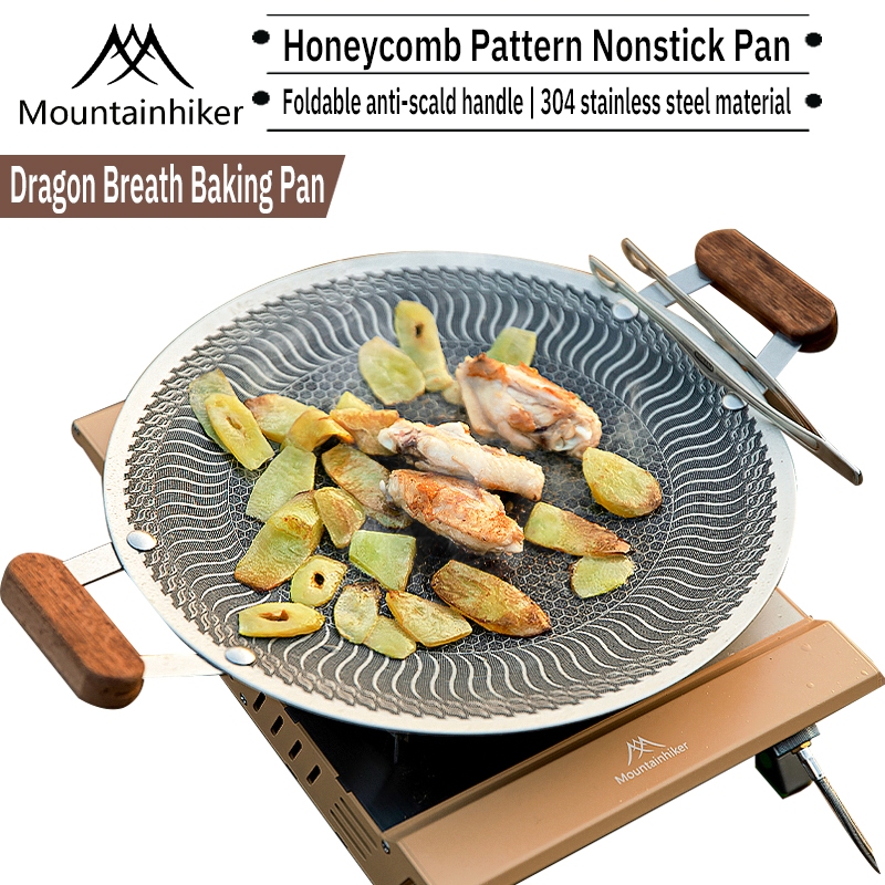 MOUNTAINHIKER Dragon's Breath BBQ Grill Outdoor Camping BBQ Grill Medical Stone BBQ Grill BBQ Grill Korean Teppanyaki BBQ Grill