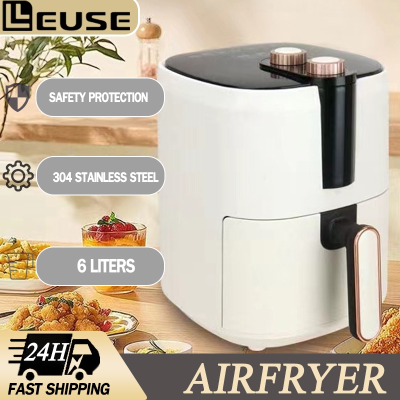 Air Fryers Touch Digital Display Airfryer Oil Free Fully Automatic Oil-Free Fries Machine Non-stick Frying Tools