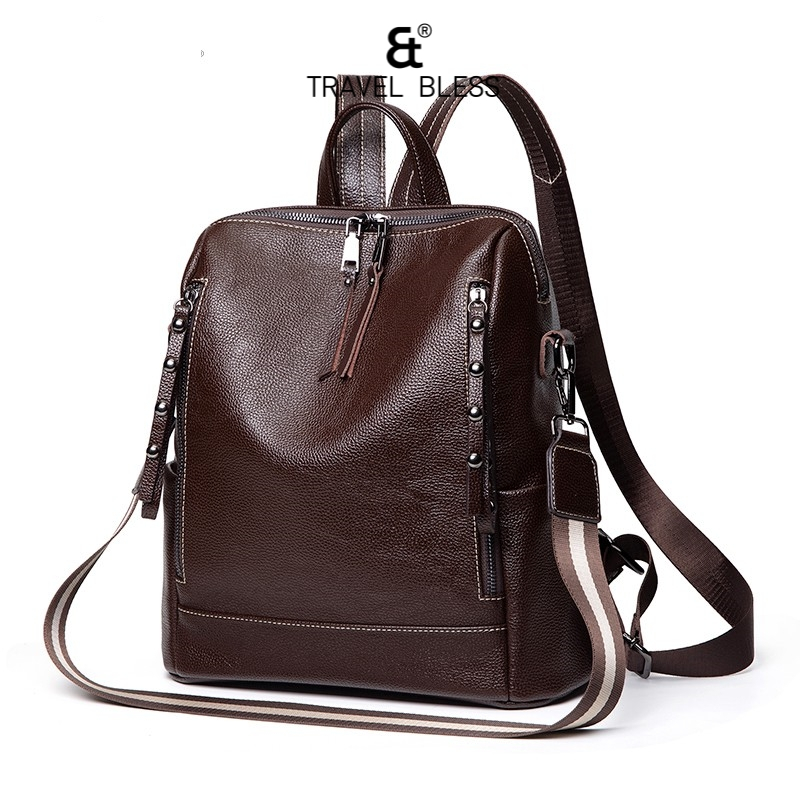 New Arrival! TRAVEL & BLESS 3 in 1 Branded Office Working Leather Backpack for Women 1992