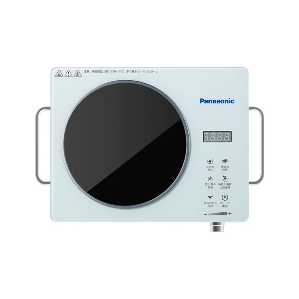 Panasonic Portable Ceramic Induction Cooktop Touch Control Panel Adjustable Heating Power