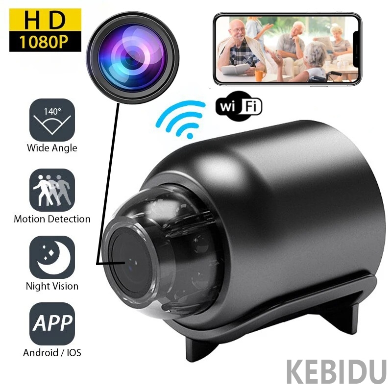 Mini Smart Safety Camera Invisible WiFi HD 1080P Support Dialogue Automatic Tracking Connect to Mobile Phone