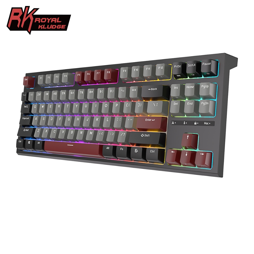 NEW Royal Kludge RK R87 87 Key Wired Professional Game Hotswap Mechanical Keyboard