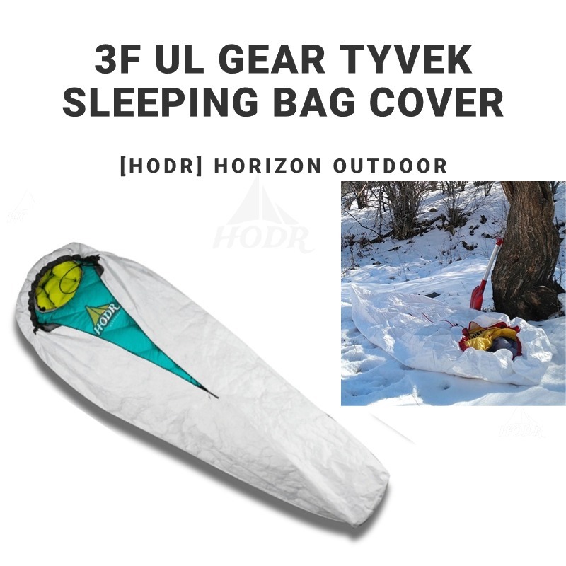 【HODR】3F UL GEAR TYVEK Mountaineering Sleeping Bag Cover Lightweight & Durable Waterproof & Breathable Moisture-warming with Dirty-proof Inner Liner