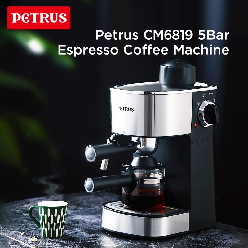 Petrus Coffee Machine Espresso Coffee Maker Coffee Brewer With Fancy Milk System Milk Bubble Maker