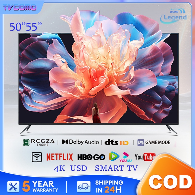 Smart TV 32 Inch Android TV 43 inch Android 12.0 FHD 1080P - Dolby Audio - Google Play/Netflix/Youtube - Wifi/Bluetooth/HDMI/USB