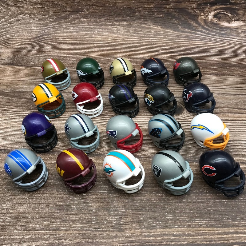 R RIDDELLL American Rugby Helmet Toy Genuine Bulk Goods Merchandise NFL Team Collection Ornaments Dolls