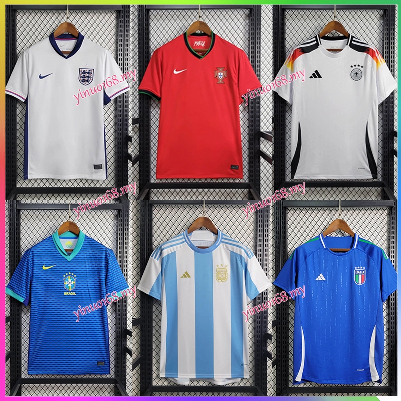 【Fans Issue】EURO 2024!!! ITALY , BELGIUM , GERMANY Home Soccer Shirt