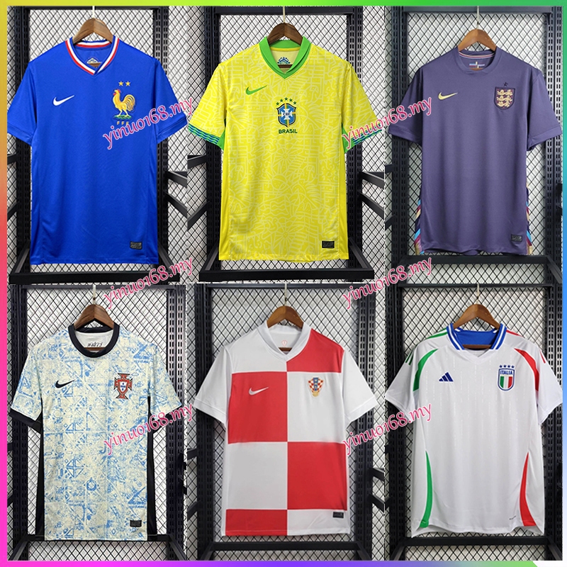 【Fans Issue】EURO 2024!!! ITALY , BELGIUM , GERMANY，England，France Soccer Shirt