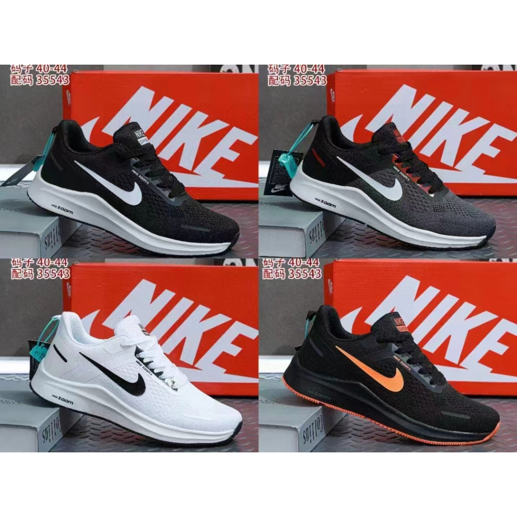 Ni**ke Air Pegasus 38 Generation zoom perempuan kasut sukan lelaki Breathable Running Shoes Pegasus White Rainbow Men Women Student Couple Sports Sneakers