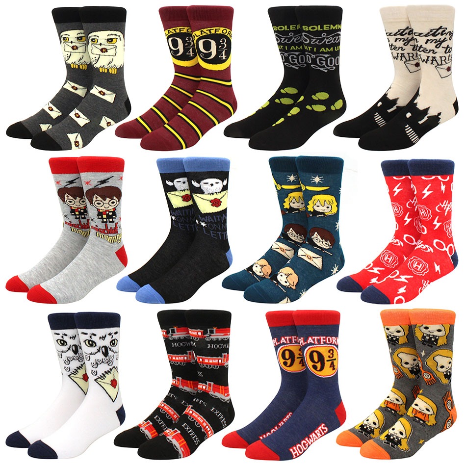 Funny Mystery Magician Couple Collection Socks College Cosplay Party Wizard Gift Socks