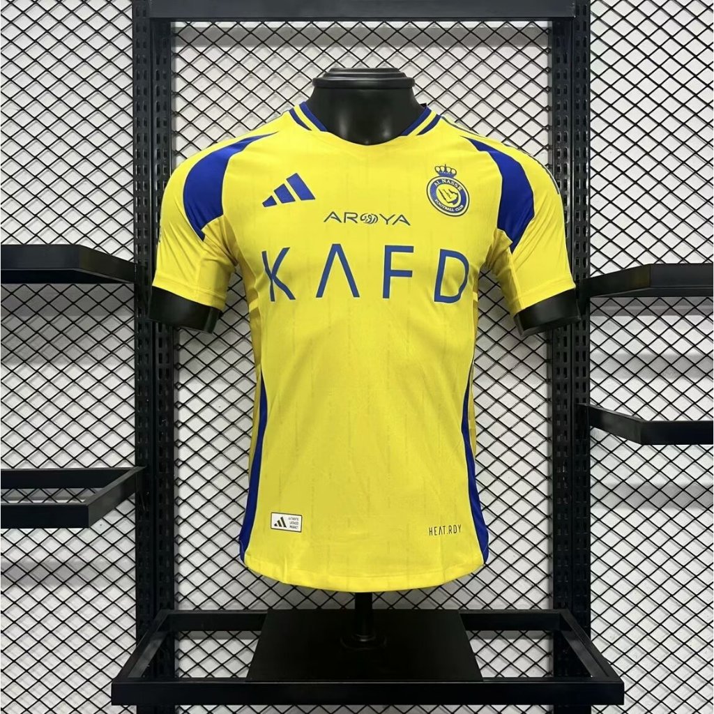 24-25 Al-Nassr FC home yellow [Player Version] Football Jersey S-2XL * High Quality * T-shirt