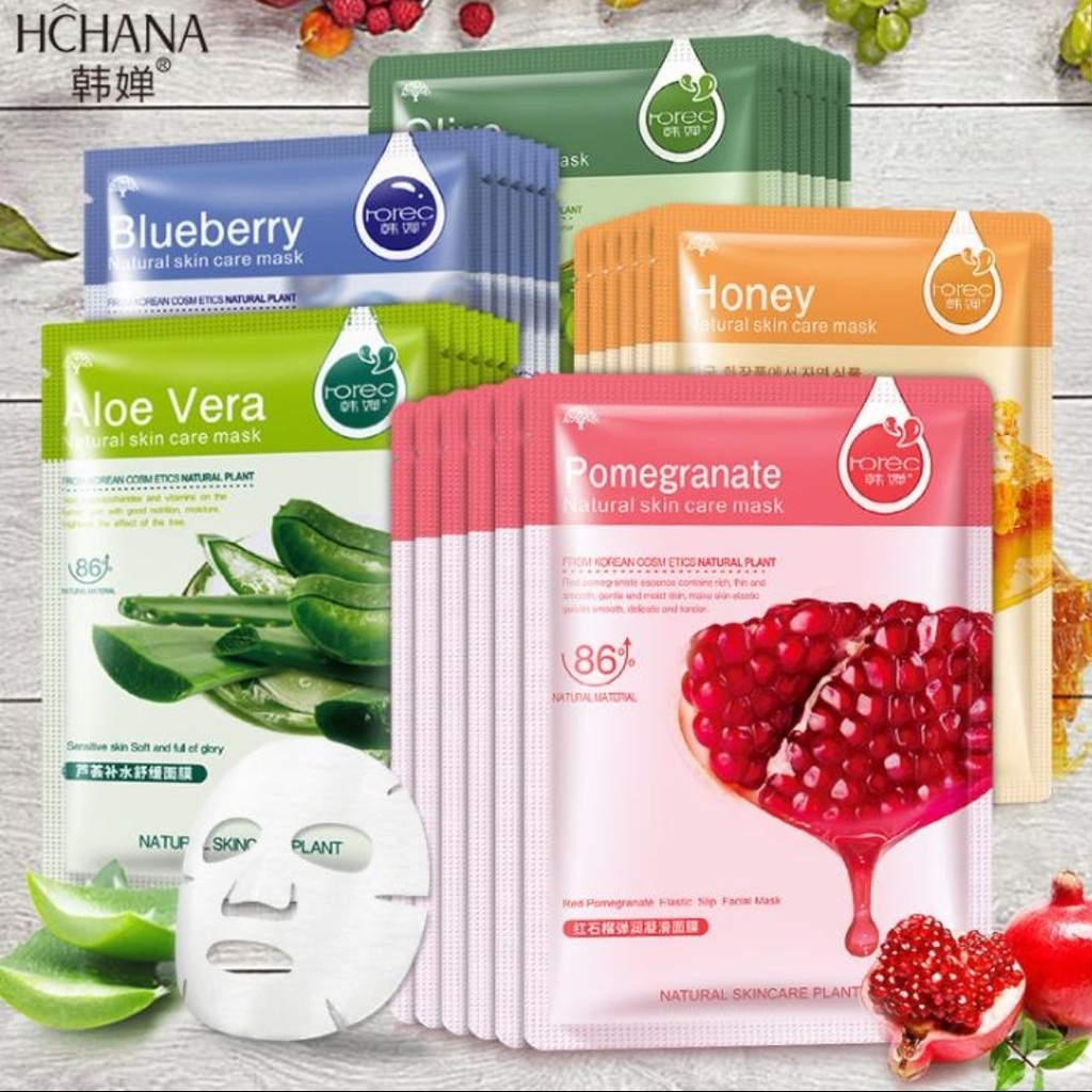 HCHana Facial Masker Muka Beauty Face Mask (1pcs) [Ready Stock]