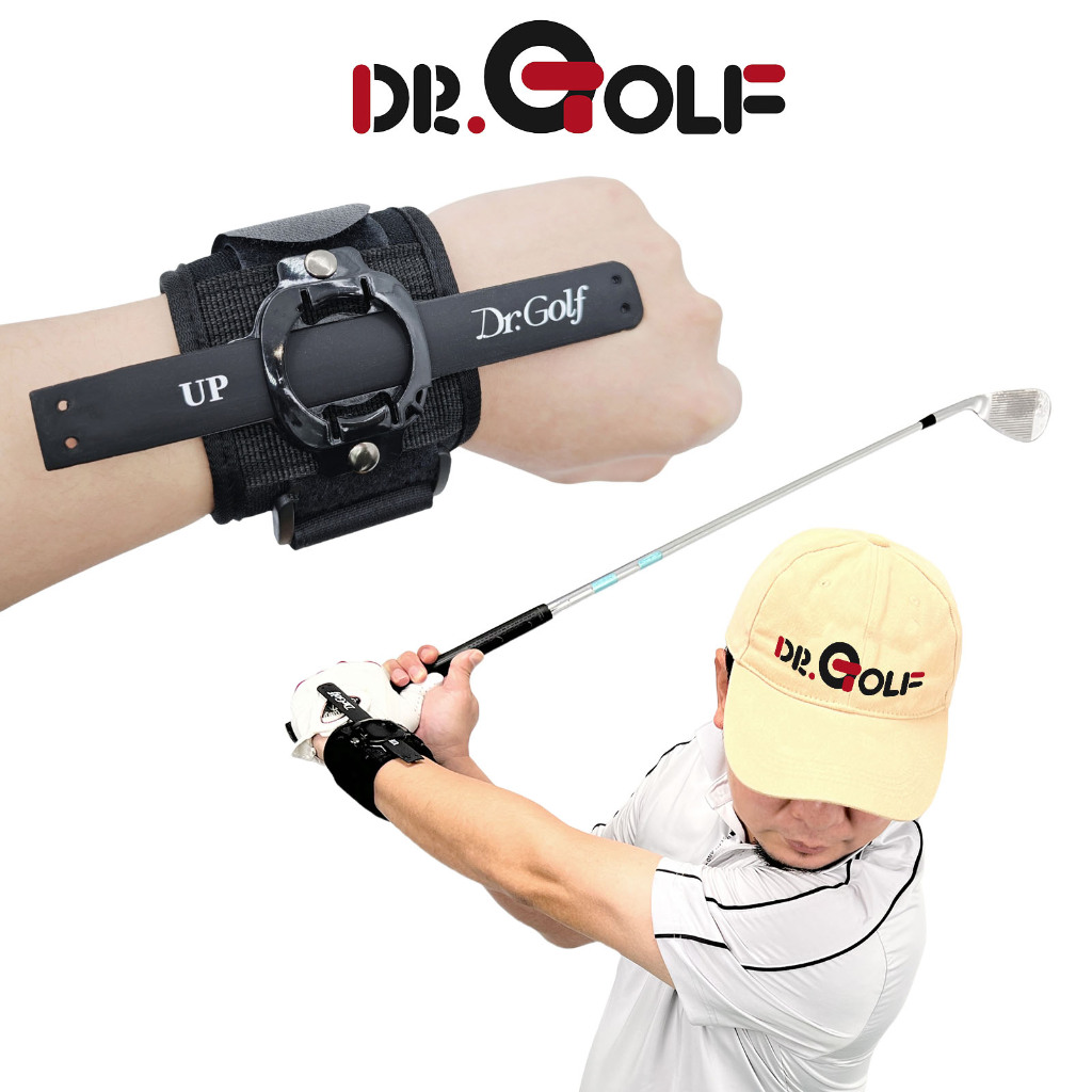 Dr.Golf Golf Chipping Training Wrist Strap Golf Wrist Trainer (GWT) Swing Reminder Golf Training Aid Golf Swing Gesture Correction Golf Accessories Golf Equipments