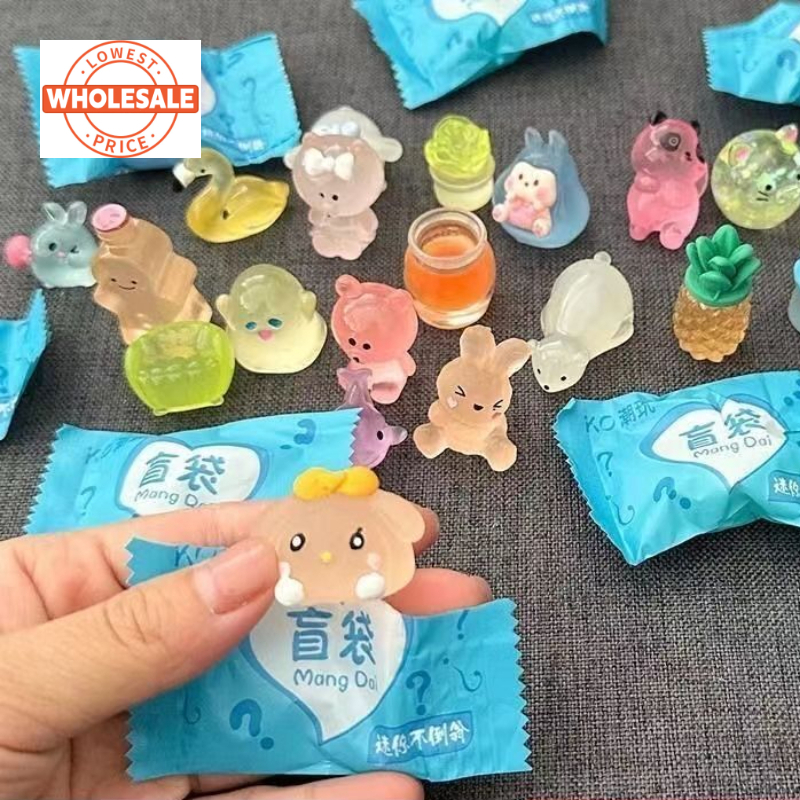 [WHOLESALE] Blind Bag Luminous Small Animal Mini Cute Independent Packaging Three-Dimensional Model Luminous Simulation Cartoon Mystery Box