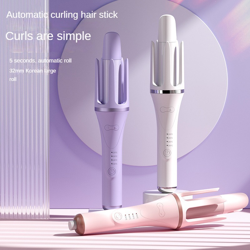 Curling Iron Automatic Iron Ceramic Hair Curler Automatic Iron Hair Curler Hair Styling Hair Curler Roller Keriting Rambut Alat Rambut 卷发棒