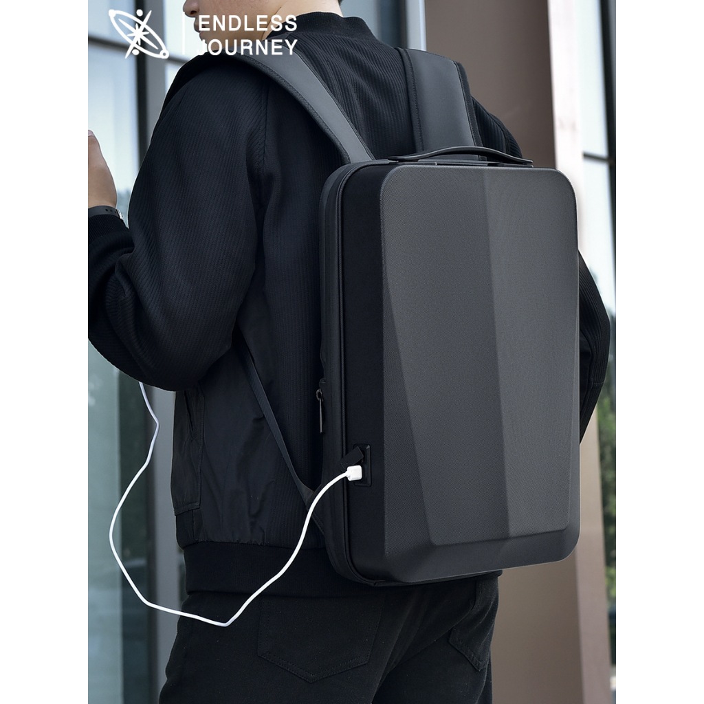 Hardshell Cool Fashion 210943 Riding urber USB Charging TSA Anti theft Travel 15.6inch Laptop Backpack for Men