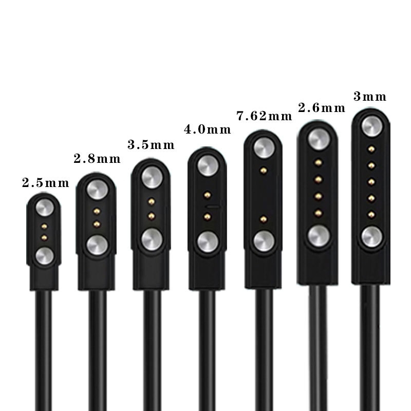 50cm 3u magnetic Smart Watch Dock Charger Adapter Waterproof Magnetic USB Charging Cable Cord Wire Children's Watch 2PIN Watch magnetic data cable N52 strong magnet