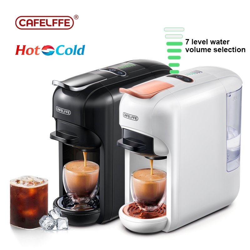 Cafelffe Capsule Coffee Machine 5 In 1 Espresso Coffee Maker For Dolce Gusto Milk Nespresso Capsule ESE Pod Ground Coffee Cafeteria