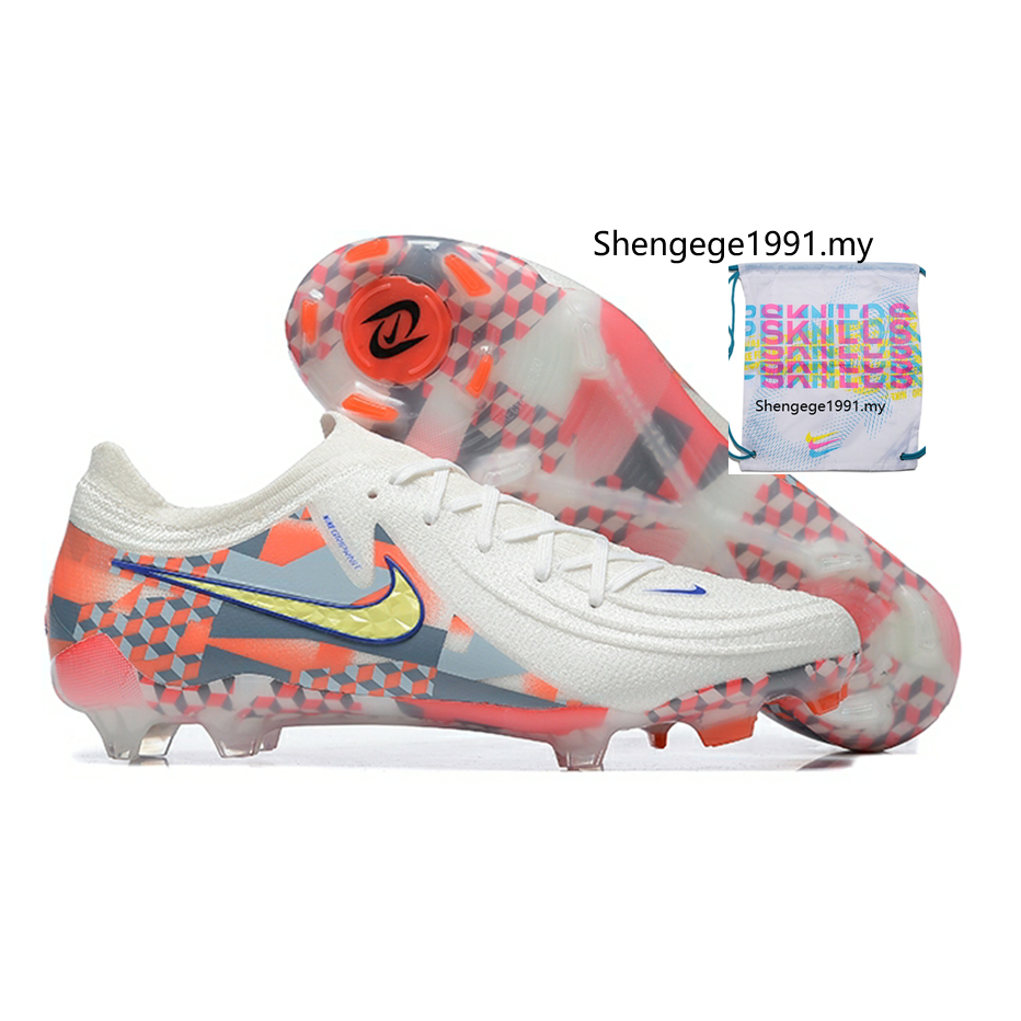 PHANTOM LUNA ELITE FG Low cut waterproof fully knitted women's football World Cup Moon Sha FG football shoes soccer shoes+bag Original ready stock kasut boots soccer shoes Shengege1991.my