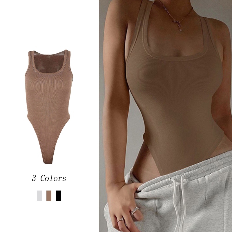 Sleeveless knitted jumpsuit summer sexy off shoulder street jumpsuit