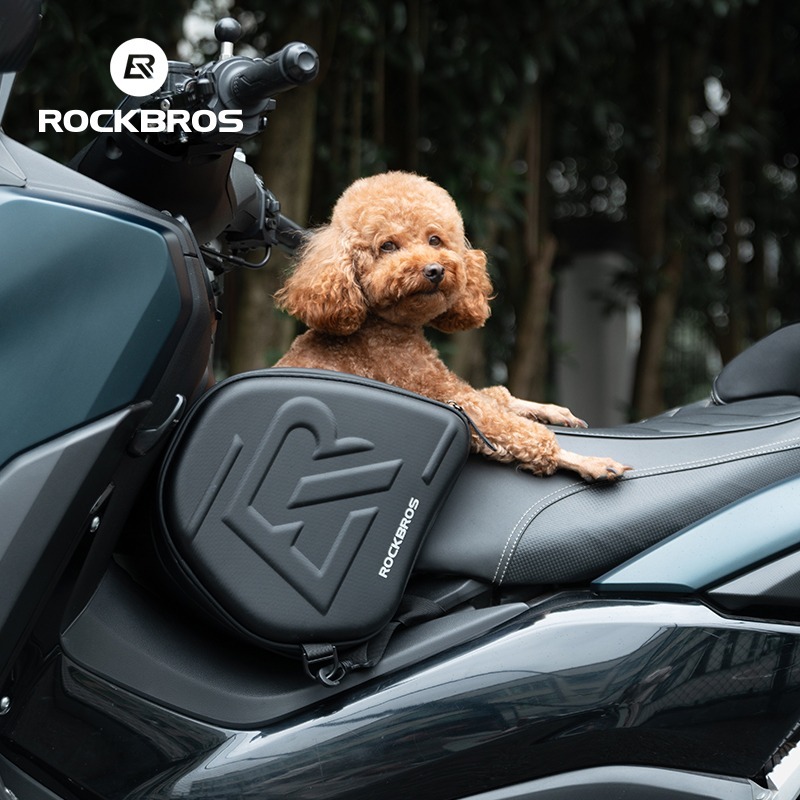 【MY Delivery】ROCKBROS Motorcycle Scooter Tunnel Bag Fuel Tank Bag Pet Carrier Bag 14L EVA Hard Shell Travel Bag for NMAX/XMAX/PCX
