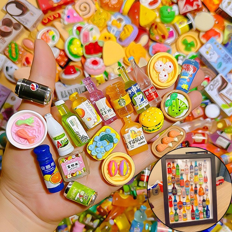 10/20/30pcs Mini 1:12 Scale Cute Dollhouse Miniature Bottle DIY Handmade Decorations Miniature Food Kitchen Accessori Simulation Toy