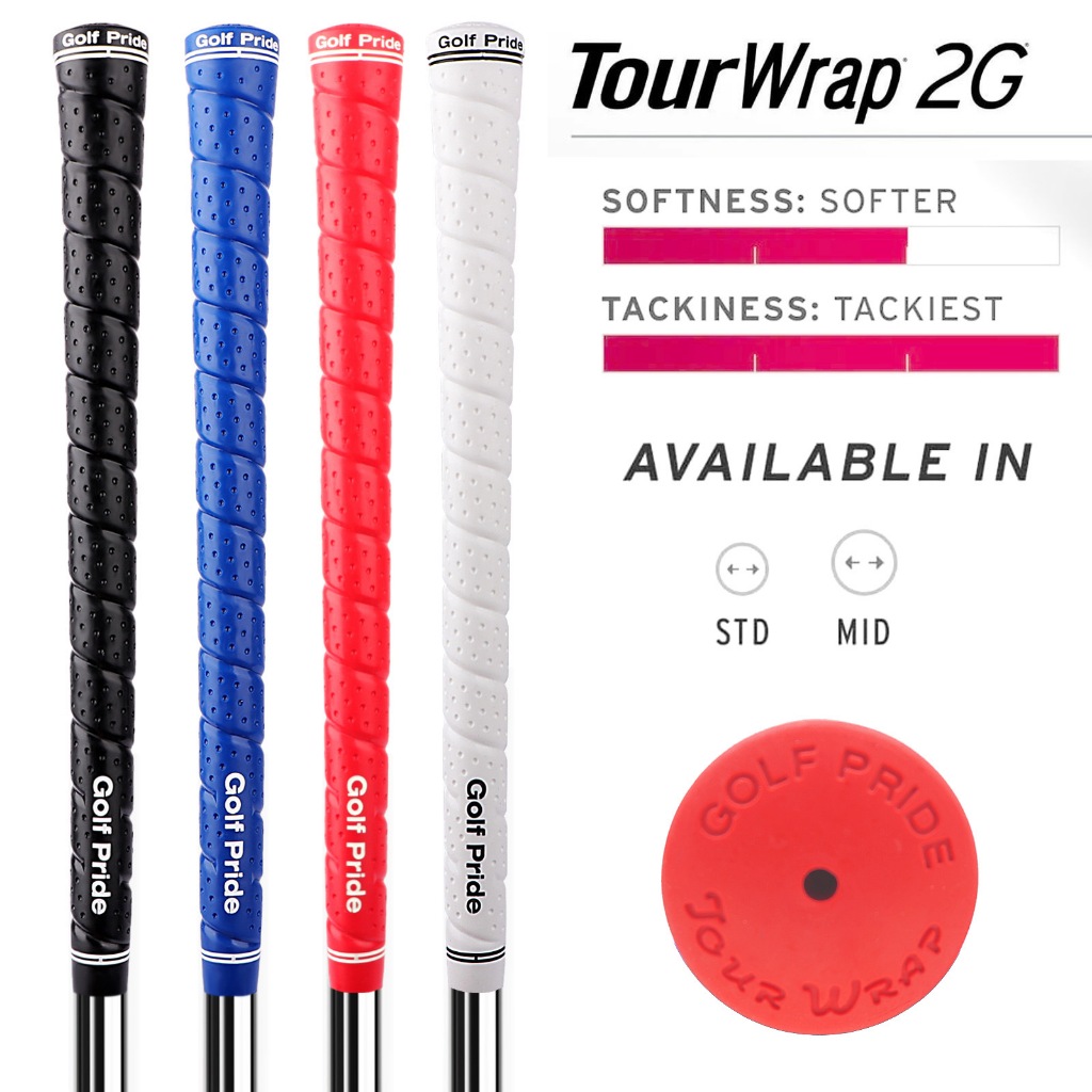 Golf Pride Golf Club Grip Tour Wrap Driver Hybrid Iron Standard/Midsize 4 Colors Golf Grips