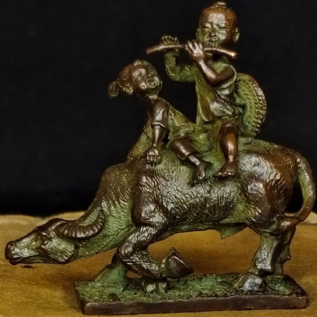 Exquisite collectibles/vintage small copper sculptures/high-end replica antiques/collectibles