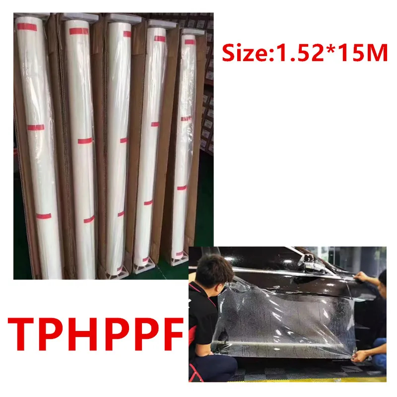 Auto-Repair Anti Scratch Clear Transparent ppf TPU 6.5mil 7.5mil TPU PPF Car Paint Protection Film 1.52*15M