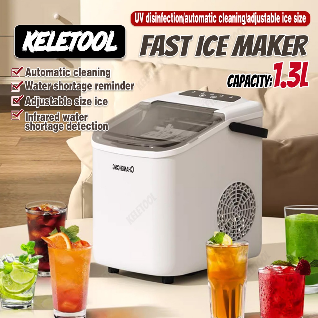 ice maker ice cream maker Ice Maker Electric Automatic Bullet Shape Portable Household Self Clean Rapid Ice Production mesin air batu 制冰机 Pembuat ais batu