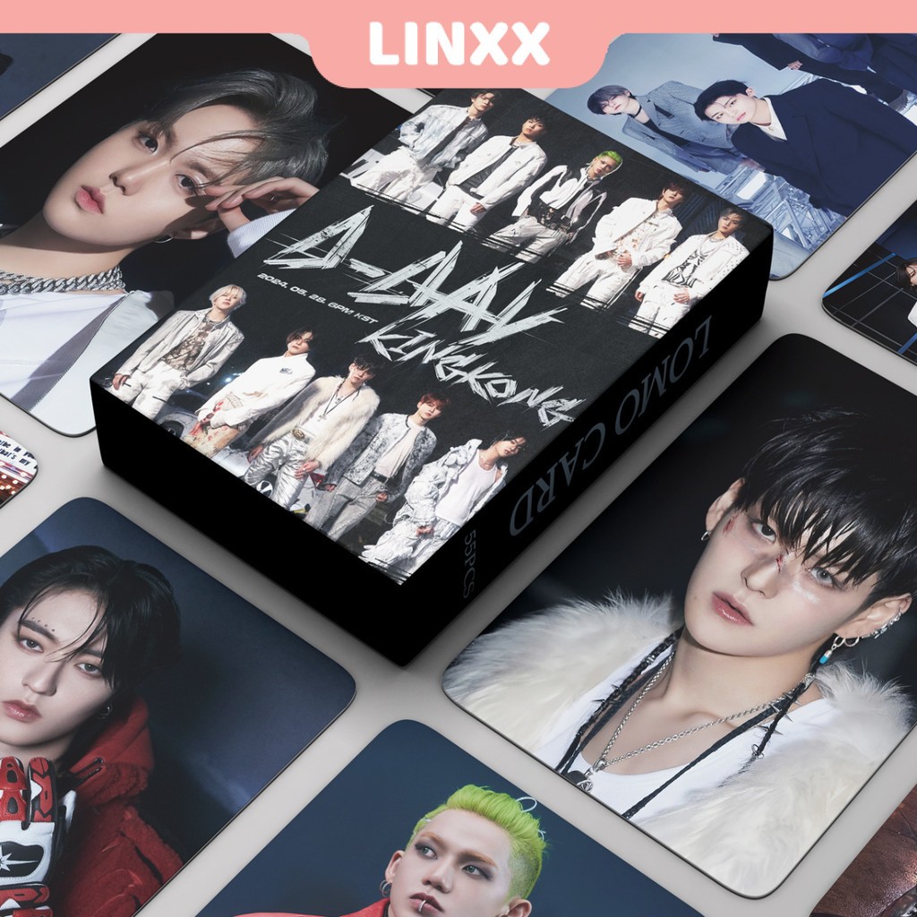 LINXX 55 Pcs TREASURE KING KONG Album Lomo Card Kpop Photocard Postcard Series