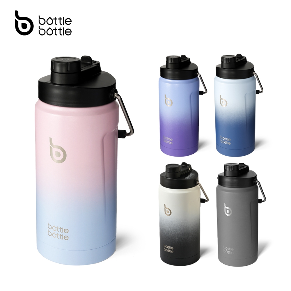 BOTTLE BOTTLE 2l Water Bottle Thermos With Handle 2000ml BPA Free Stainless Steel Sports Gym Big Drinking Bottle