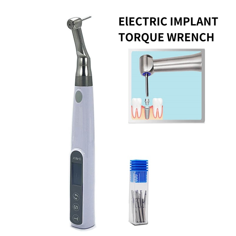 Dental Surgical Implant Universal Electric Implant Torque Wrench Screwdriver 50Ncm Cosmetic Kit Dental Restorative Instrument