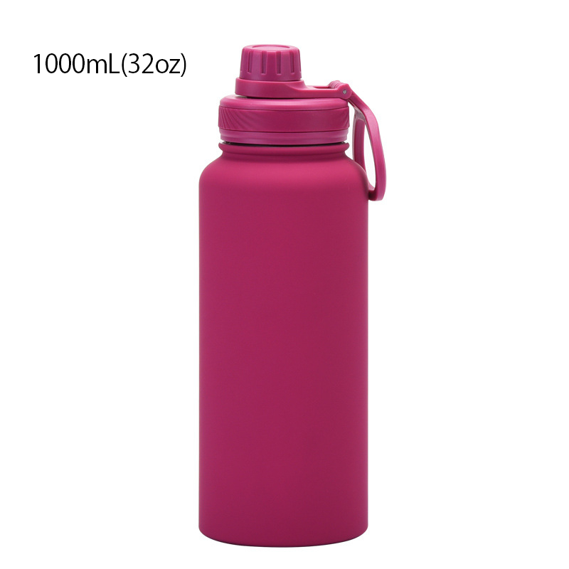 Insulated Water Bottle Tumbler 1000ml Stainless Steel Laser Engraving Personalized Name Flask Gift