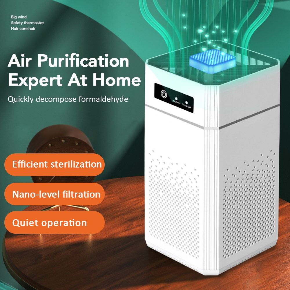 Hailicare Air Purifiers Removing Formaldehyde for Bedroom Home 1291 Sq.Ft, Portable Air Purifier with USB Cable for Smokers Pollen Pets Dust Odors, Desktop Air Cleaner for Car