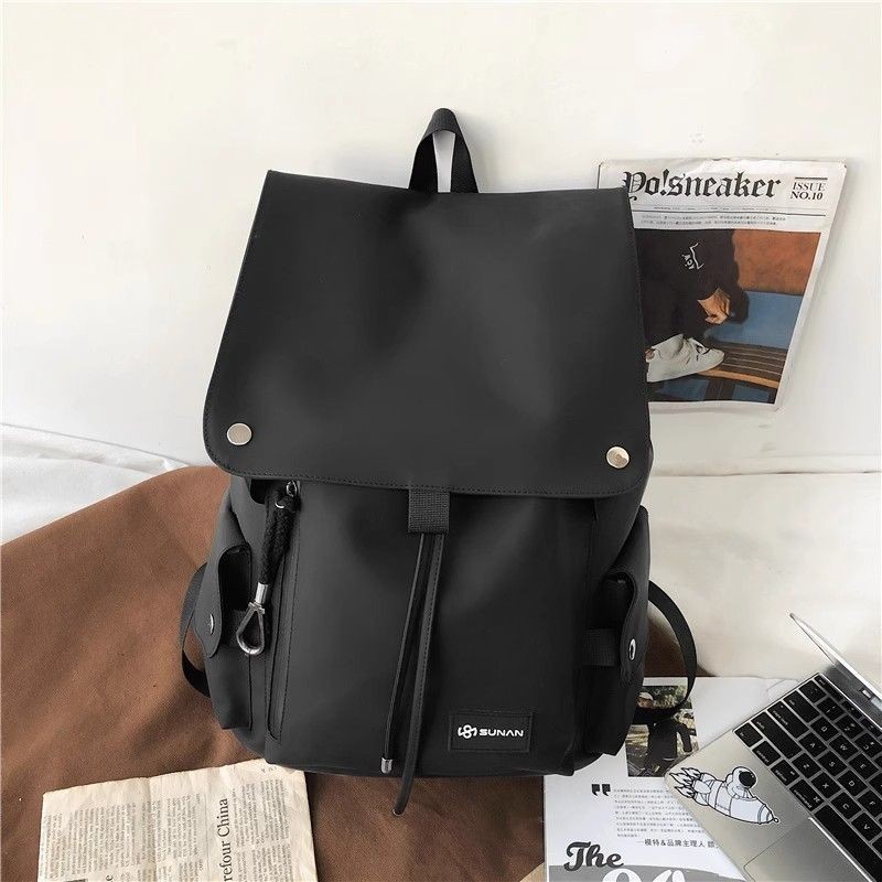 【 MC】15.6 inch Backpack men backpack school bag backpack leather black backpack casual backpack daily backpack light backpack oxford backpack bag pack laptop bag