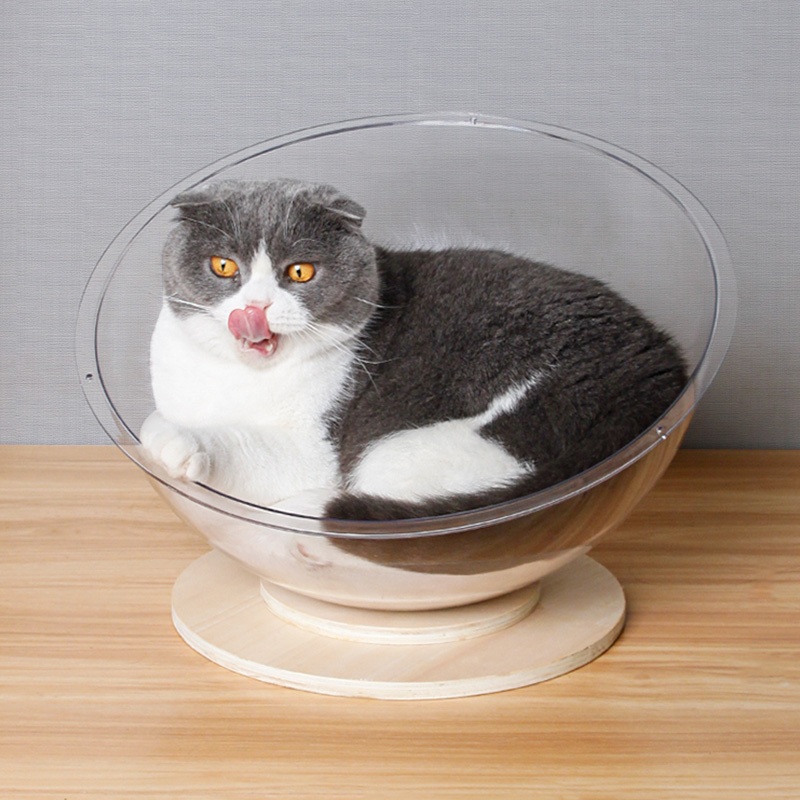 Space capsule cat bed for winter warmth, universal cat mat for all seasons in large space, internet famous cat bed, cat house pet supplies