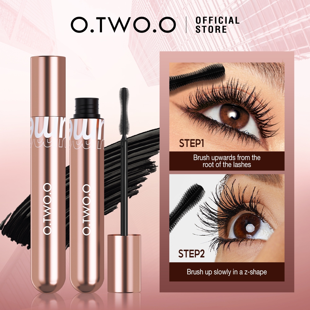 O.TWO.O Mascara Waterproof Long Lasting 36H Volume Curling Smudge-proof long lash Easy to Wear Eye Makeup