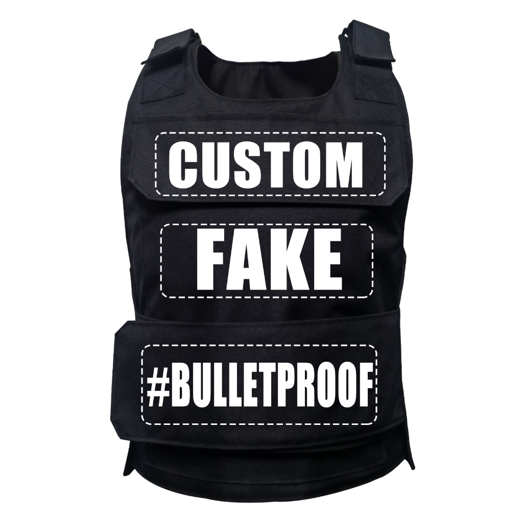 custom bulletproof vest personalized text or image on tactical vest