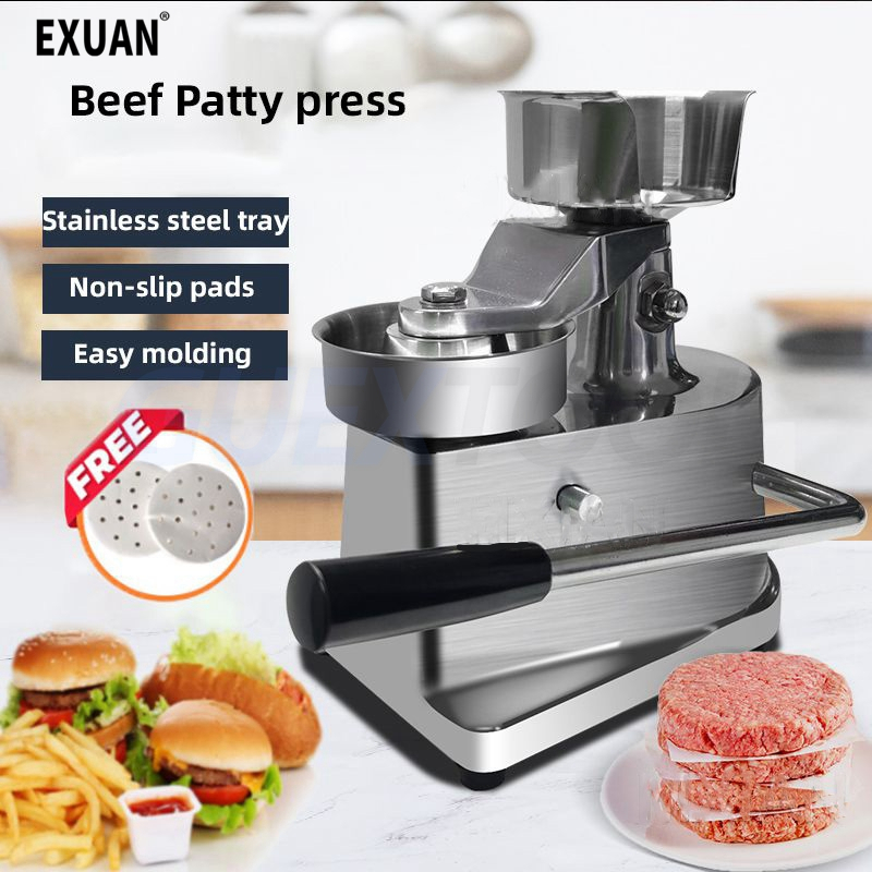 A100/A130/A150 Manual Burger Machine Hamburger Press Burger Maker Machine Round Meat shaping Stainless Steel Machine Burger Patty