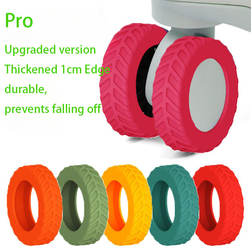 Protect your luggage wheels with our 8-piece set of travel protectors