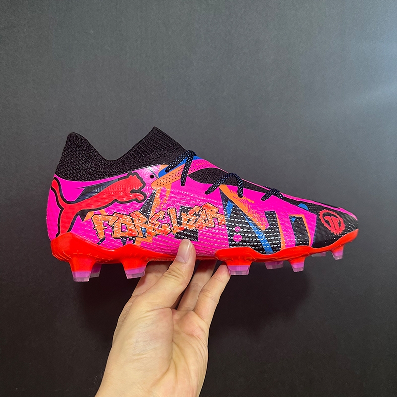 Football Boots original football shoes soccer shoes kasut bola sepak Neymar FG futsal shoes Ultra Light Breathable Waterproof Unisex Youth Football Boots