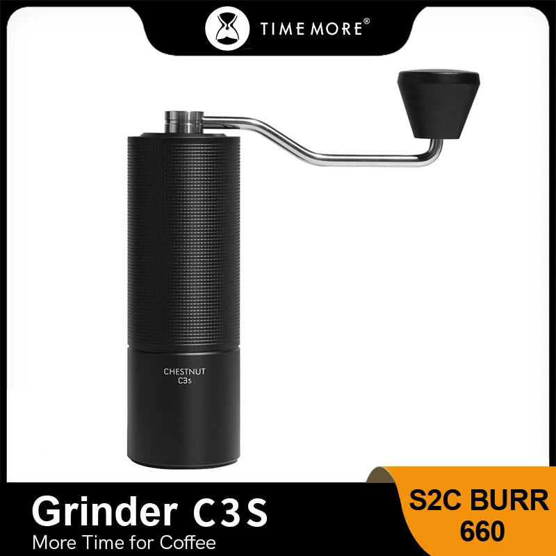 TIMEMORE Chestnut C3S Manual Coffee Grinder S2C Burr Inside High Quality Portable Hand Grinder coffee machine With Double Bearing Positioning