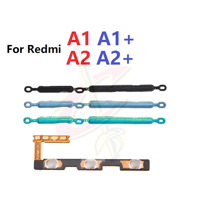 Power switch volume button on off flex for Redmi A1 A2 Plus A1+ A2+