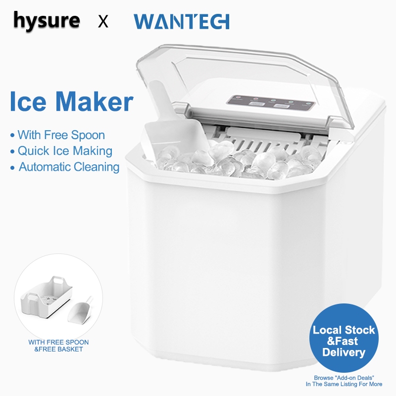 Hysure Ice Maker Ice Maker Machine Quick Ice Dispensing In 6 Minutes Ice Maker Machine Mini