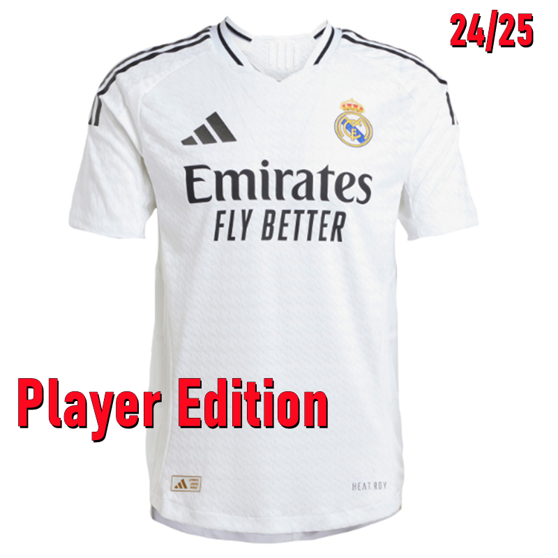 (Player) MBAPPÉ Soccer Jersey Home 24/25 BELLINGHAM VINI JR VALVERDE RODRYGO ENDRICK MODRIC ARDA GULER CARVAJAL Football Shirt